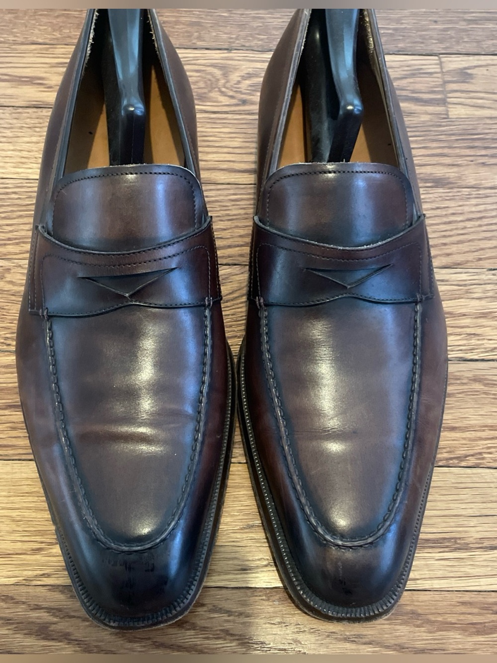 Magnanni Made In Spain Brown Leather Loafer 11.5 M